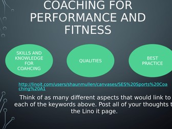 L3 Exercise Science Coaching for Performance