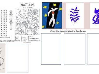 Matisse worksheet