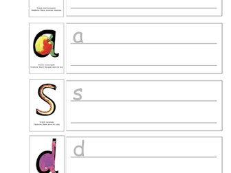 RWI Formation Homework Sheets - Set 1
