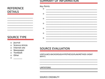 Unit 6 Literature Review Template