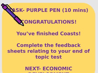 KS3 Economic Development SOW