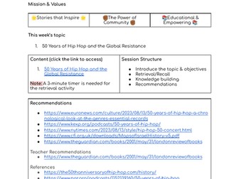 Black History Month Tutor Time Video (II)