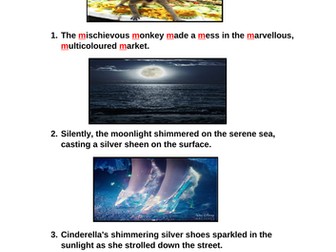 Alliteration worksheet