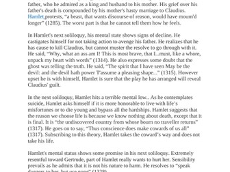 The Soliloquies of Hamlet