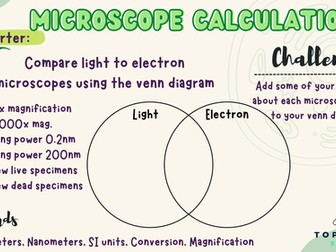 4.1.1.5 Microscope calculation practice