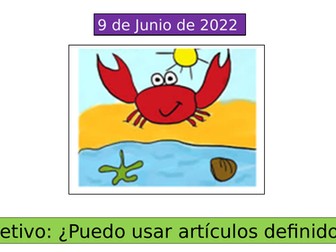 Spanish the sea project