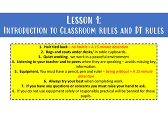 Lesson 1: Compact living Health and Safety