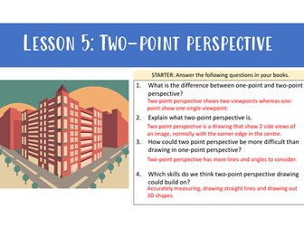 Lesson 5 two-point perspective