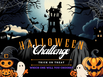 Halloween Reading & Writing Challenge