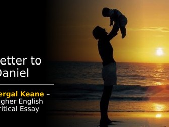 Higher English: Letter to Daniel