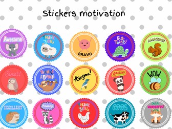 Motivational stickers - SEL