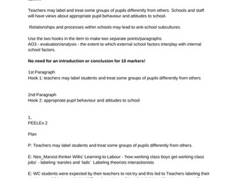 Anti school subcultures 10m plan