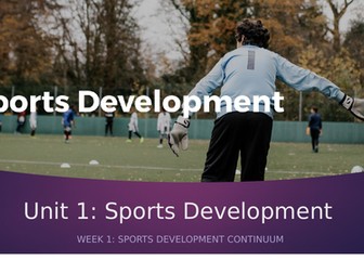 Sports Development Complete Unit Pack