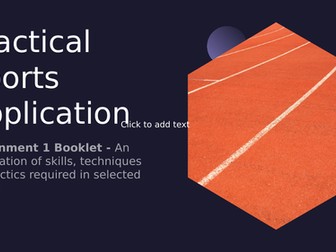 Practical Sports Application Resource Pack Unit 12