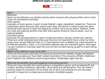 B Health & Wellbeing