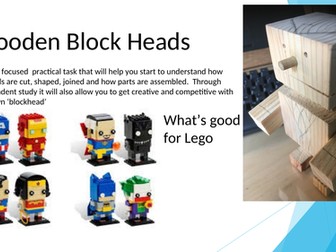 Wooden blockhead