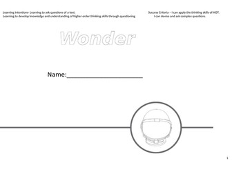 Reading Resources  for the book Wonder