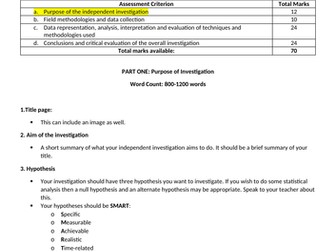 A-Level NEA Geography Hand Book