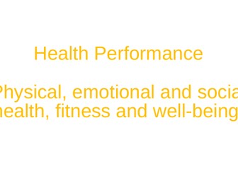 Component 2 - Healthy lifestyles