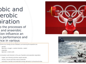 Aerobic and anaerobic respiration