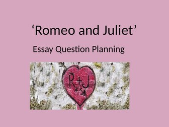 Romeo & Juliet: Violence Essay Planning