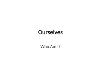 Come and See RE Year 5 Ourselves