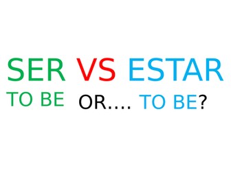 Ser vs Estar