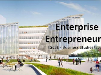 Enterprise and Entrepreneurship