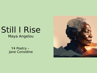 Still I rise based on Jane Considine