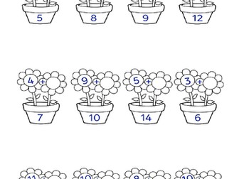 SEND Maths- Flowerpot Addition