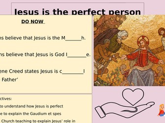 Galilee to Jerusalem - Jesus the perfect person