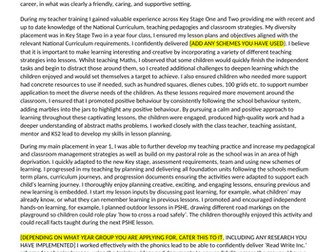 ECT1 Personal Statement