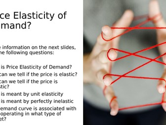 Price Elasticity of Demand