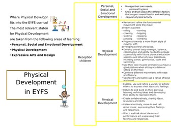 PE in EYFS