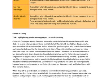 Gender - sex and gender