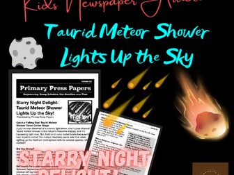 Taurid Meteor Shower Lights Up the Sky! Starry Night Delight for Young Minds