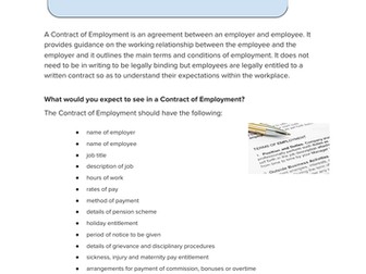 What is a Contract of Employment?