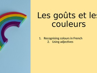 Access studio: Les goûts et les couleurs