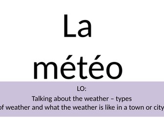 Access studio: La meteo