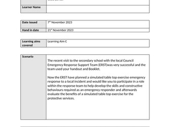 BTEC 2020 LEVEL 3 UNIT 7