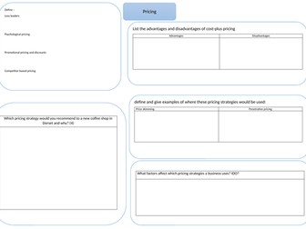 Revision mat - pricing