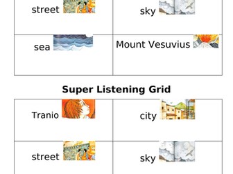 Escape from Pompeii Super Listening Grid