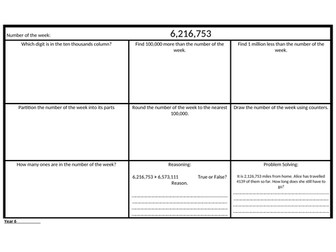 Year 6 Maths homework/SATS practise