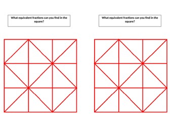 Year 5 Fraction triangles activity