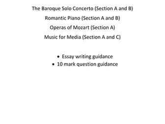 Mega A Level Music Revision Guide