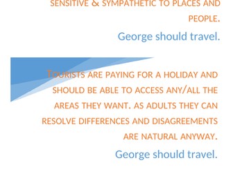 Tourism4 - when tourism goes wrong and causes offence, why and solutions