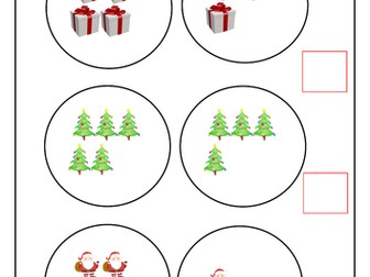 Christmas counting to 10