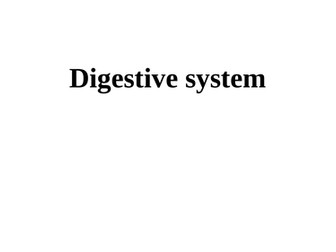 Digestive system (Chemical Digestion)