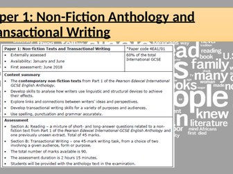 Non-fiction Texts GCSE