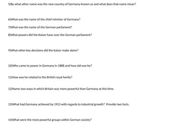 Germany before World War I